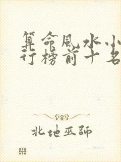 算命风水小说排行榜前十名