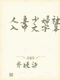 人妻少妇被猛进入中文字幕