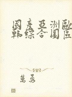 国产亚洲欧美日韩综合图区