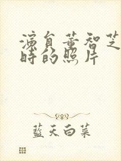 演员董智芝年轻时的照片