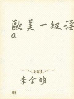 欧美一级淫片aa