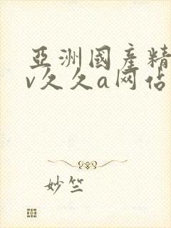 亚洲国产精品av久久a网站