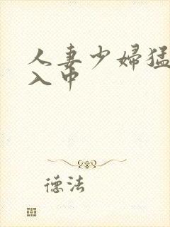 人妻少妇猛烈进入中