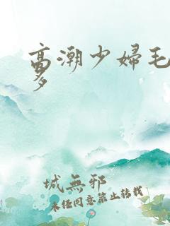 高潮少妇毛多水多