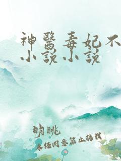 神医毒妃不好惹小说小说