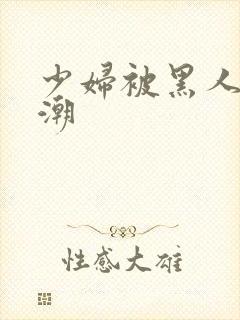 少妇被黑人到高潮