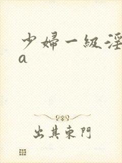 少妇一级淫片aa