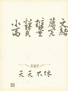 小说推荐文笔好高质量完结言情