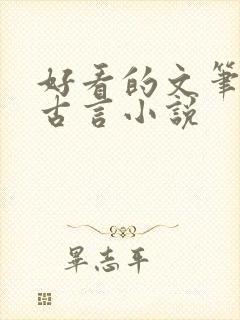 好看的文笔好的古言小说