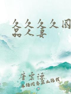 久久久久国内精品人妻