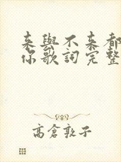 来与不来都在等你歌词完整版