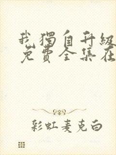 我独自升级漫画免费全集在线看