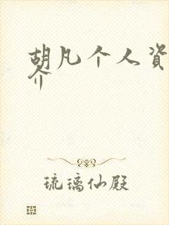 胡凡个人资料简介