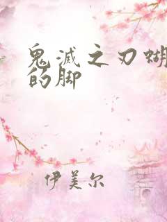 鬼灭之刃蝴蝶忍的脚