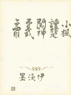 免费阅读小说修罗武神楚枫