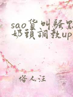 sao货叫骚点奶头调教up小说