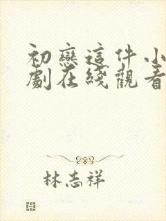 初恋这件小事泰剧在线观看完整版免费高清