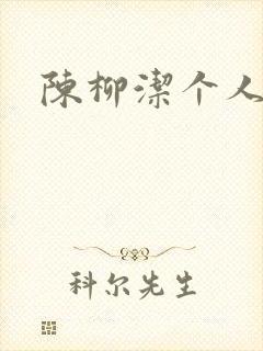 陈柳洁个人简介