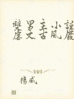 双男主小说推荐虐文古风废文完结