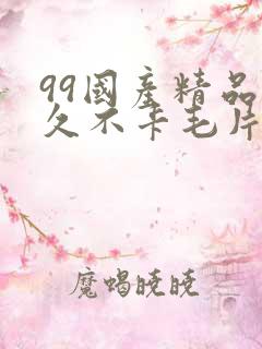 99国产精品久久不卡毛片