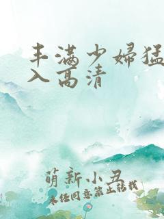 丰满少妇猛烈进入高清