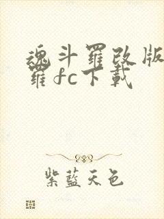 魂斗罗改版魔斗罗fc下载