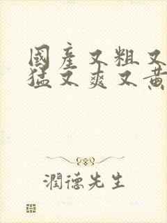 国产又粗又深又猛又爽又黄视频