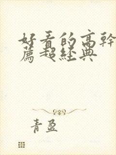 好看的高干文推荐超经典