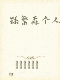 孙繁森个人简介