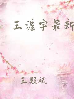 王沪宇最新简介