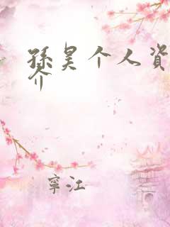 孙昊个人资料简介