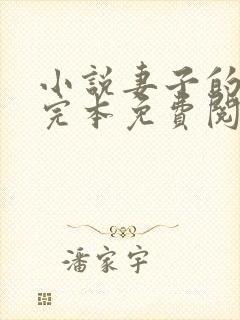 小说妻子的背叛完本免费阅读