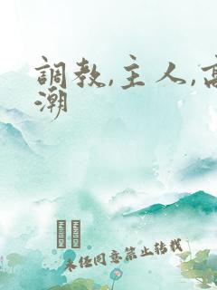 调教,主人,高潮