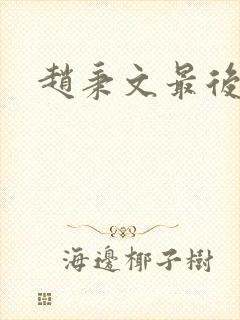 赵秉文最后结局