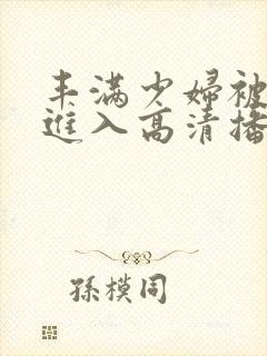 丰满少妇被猛烈进入高清播放百零