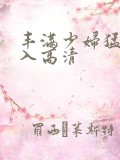 丰满少妇猛烈进入高清