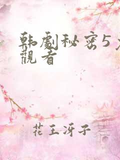 韩剧秘密5免费观看