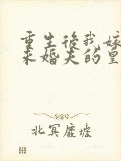 重生后我嫁给了未婚夫的皇叔小说