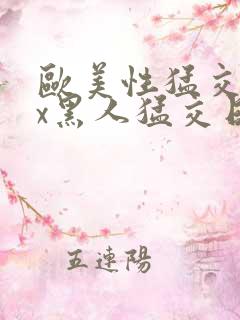 欧美性猛交xxx黑人猛交日韩