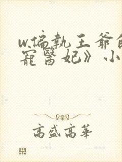 w偏执王爷的团宠医妃》小说