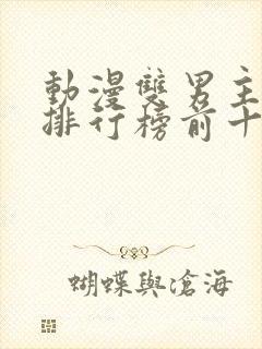 动漫双男主动漫排行榜前十