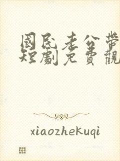 国民老公带回家短剧免费观看