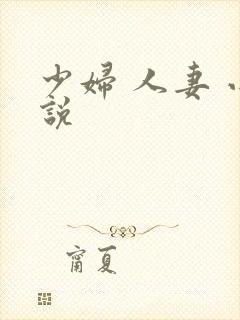 少妇 人妻 小说