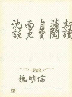 沈南月薄斯臣小说免费阅读最新章节