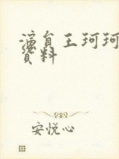 演员王珂珂个人资料