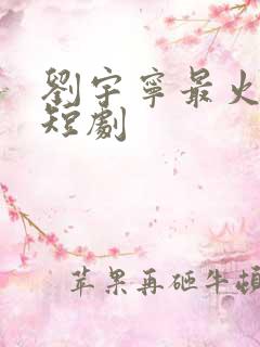 刘宇宁最火十部短剧