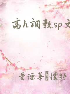 高h调教sp文