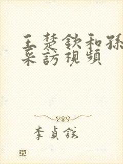 王楚钦和孙颖莎采访视频