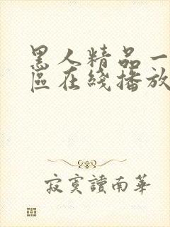 黑人精品一区二区在线播放