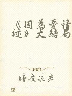 《因为爱情有奇迹》大结局